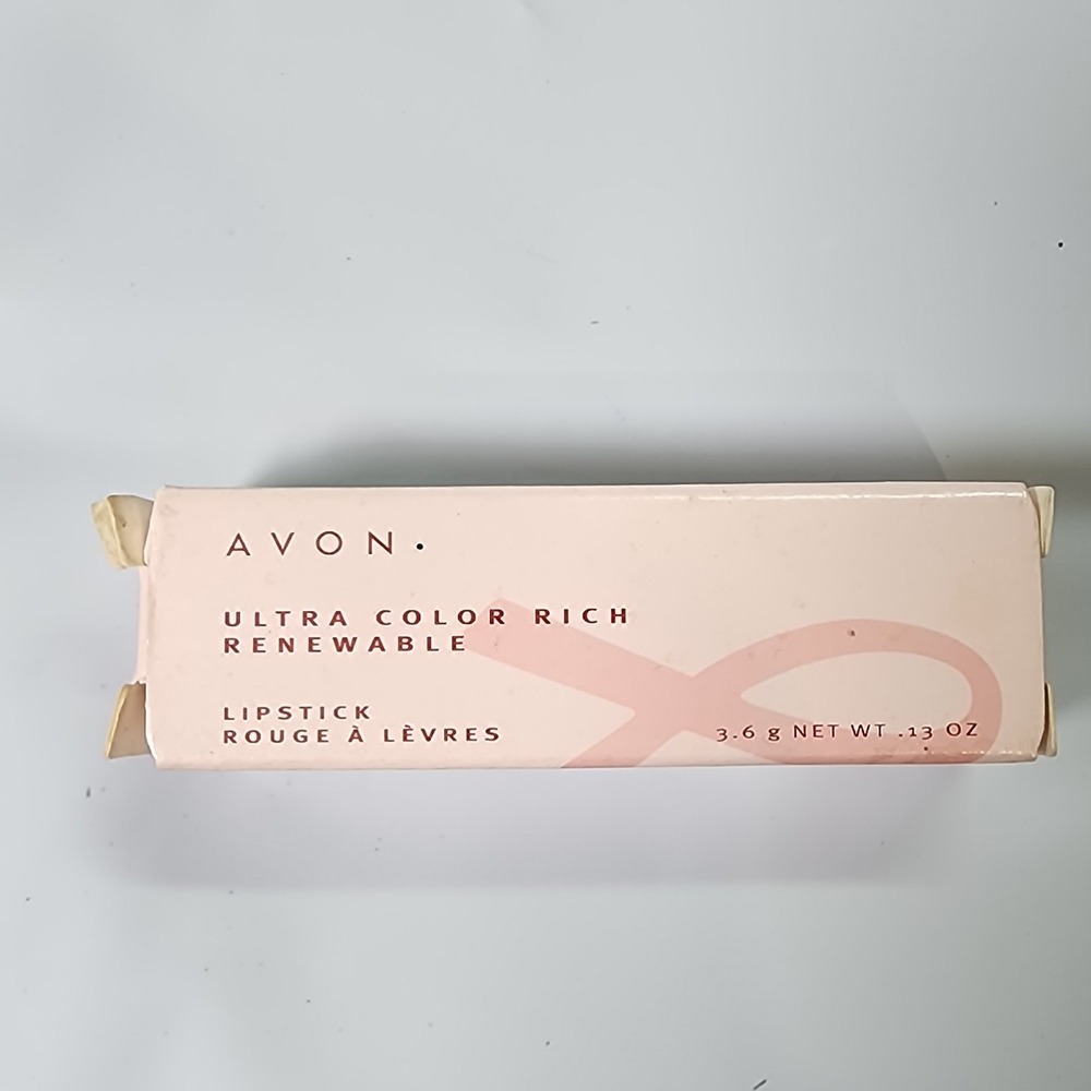 New Avon Ultra Color Rich Renewable Lipstick Faithful Heart Breast Cancer 2001